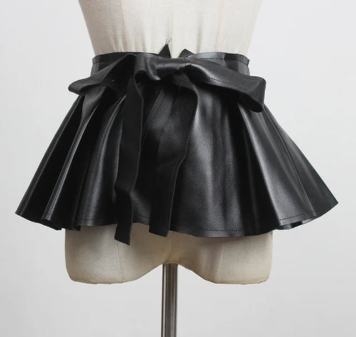 Black Leather Skirt
