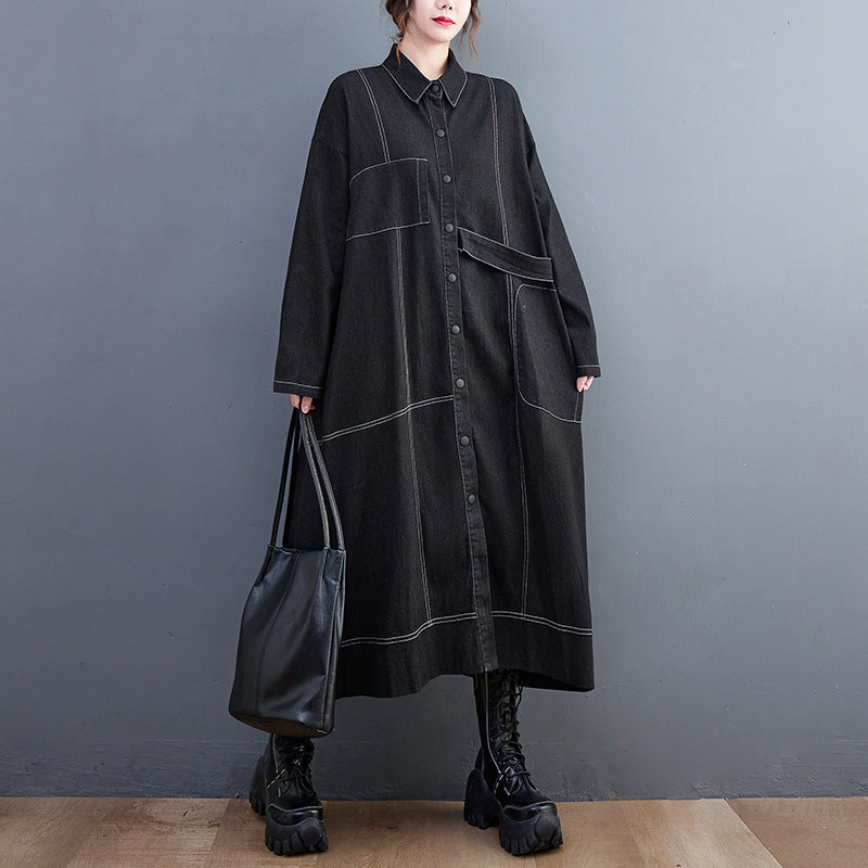 Black Jeans Poncho