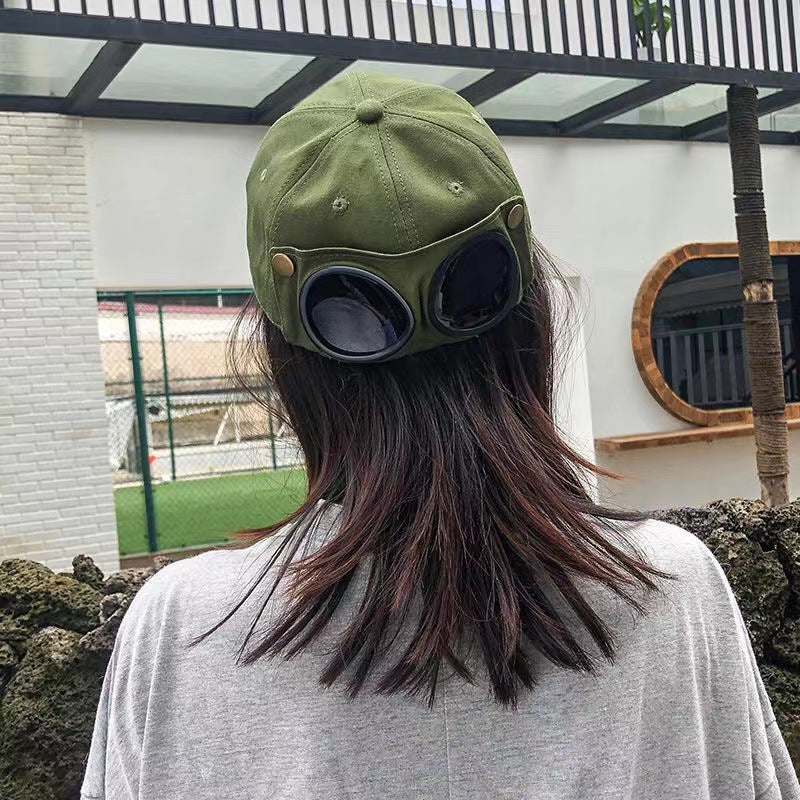 Pilot Hat with Glasses