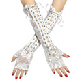 Fingerless Ribbon Gloves