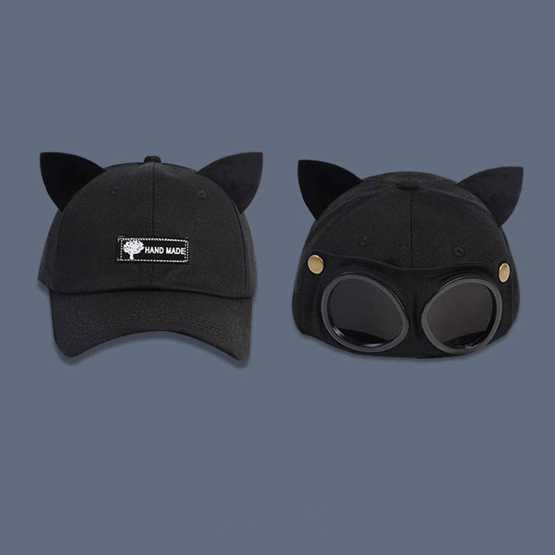 Pilot Hat with Glasses