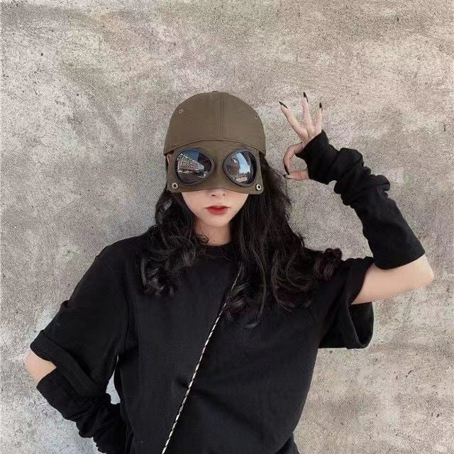 Pilot Hat with Glasses