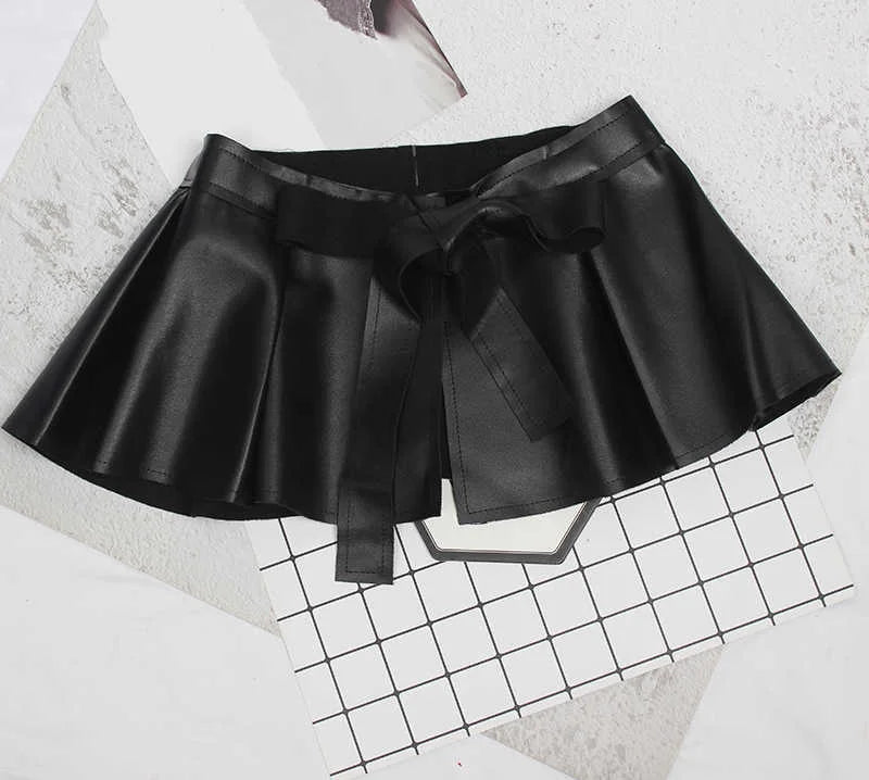Black Leather Skirt