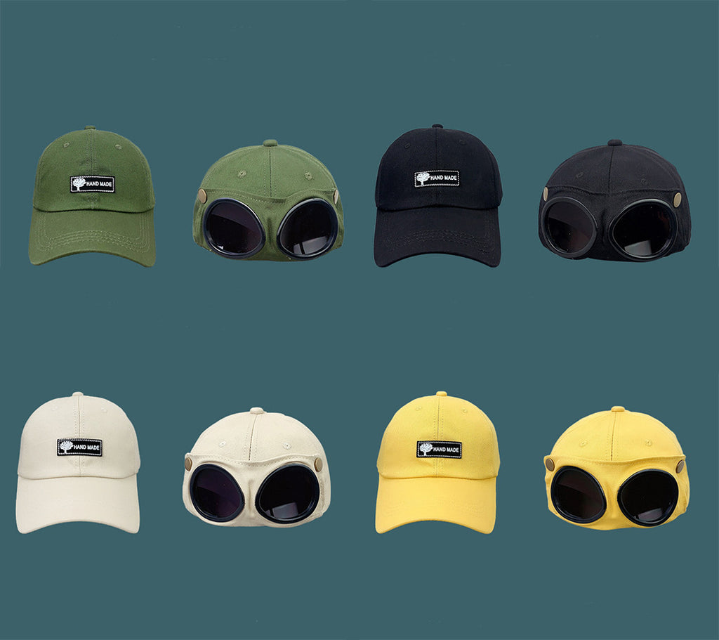 Pilot Hat with Glasses