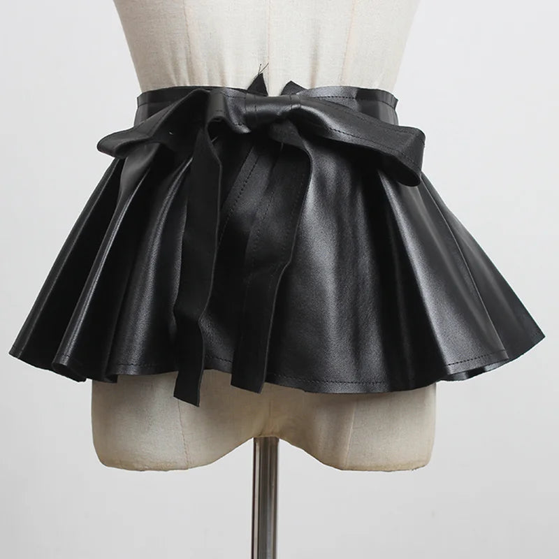 Black Leather Skirt