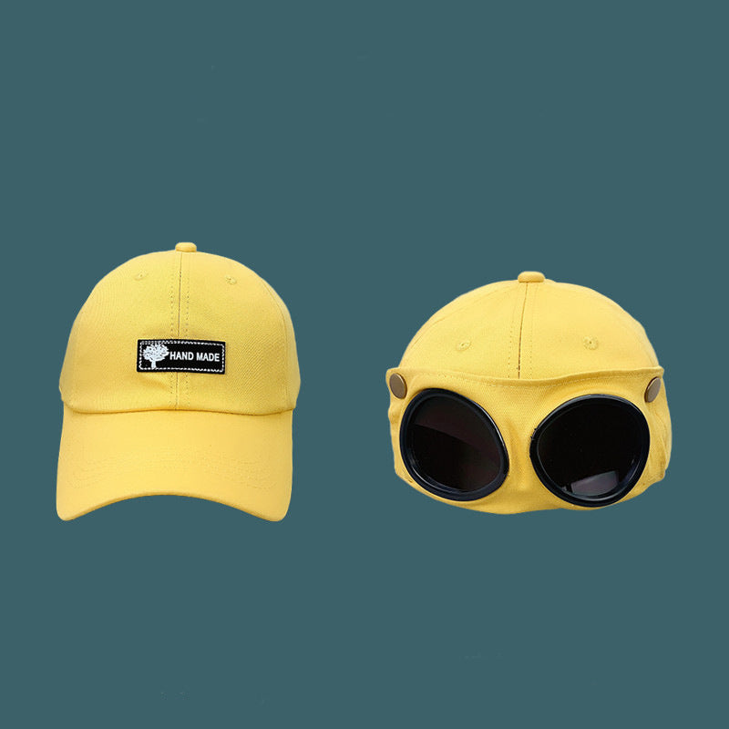 Pilot Hat with Glasses